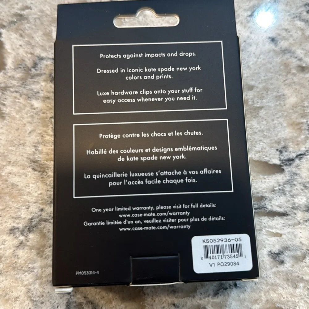 Kate Spade Floral AirPods Case Clear Protective Cover Gen 1 & 2 NIB